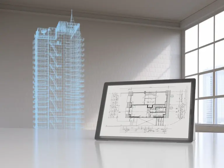 Digital blue prints