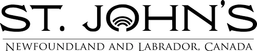 Logo that reads St.Johns Newfoundland and Labrador Canada