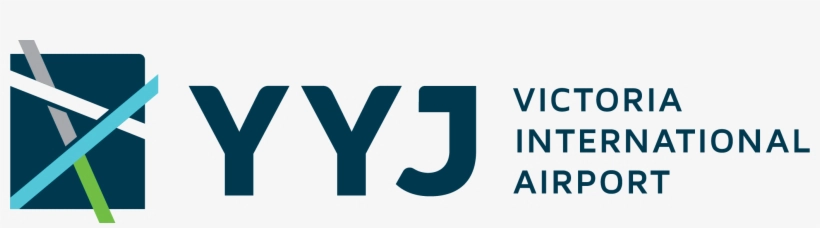 Logo that reads YYJ Victoria International Airport