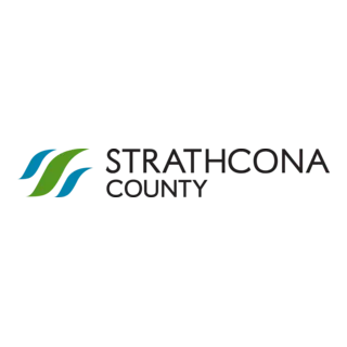 Logo that reads Strathcona County