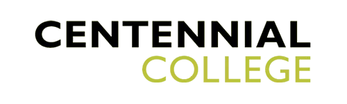 Logo that reads Centennial College
